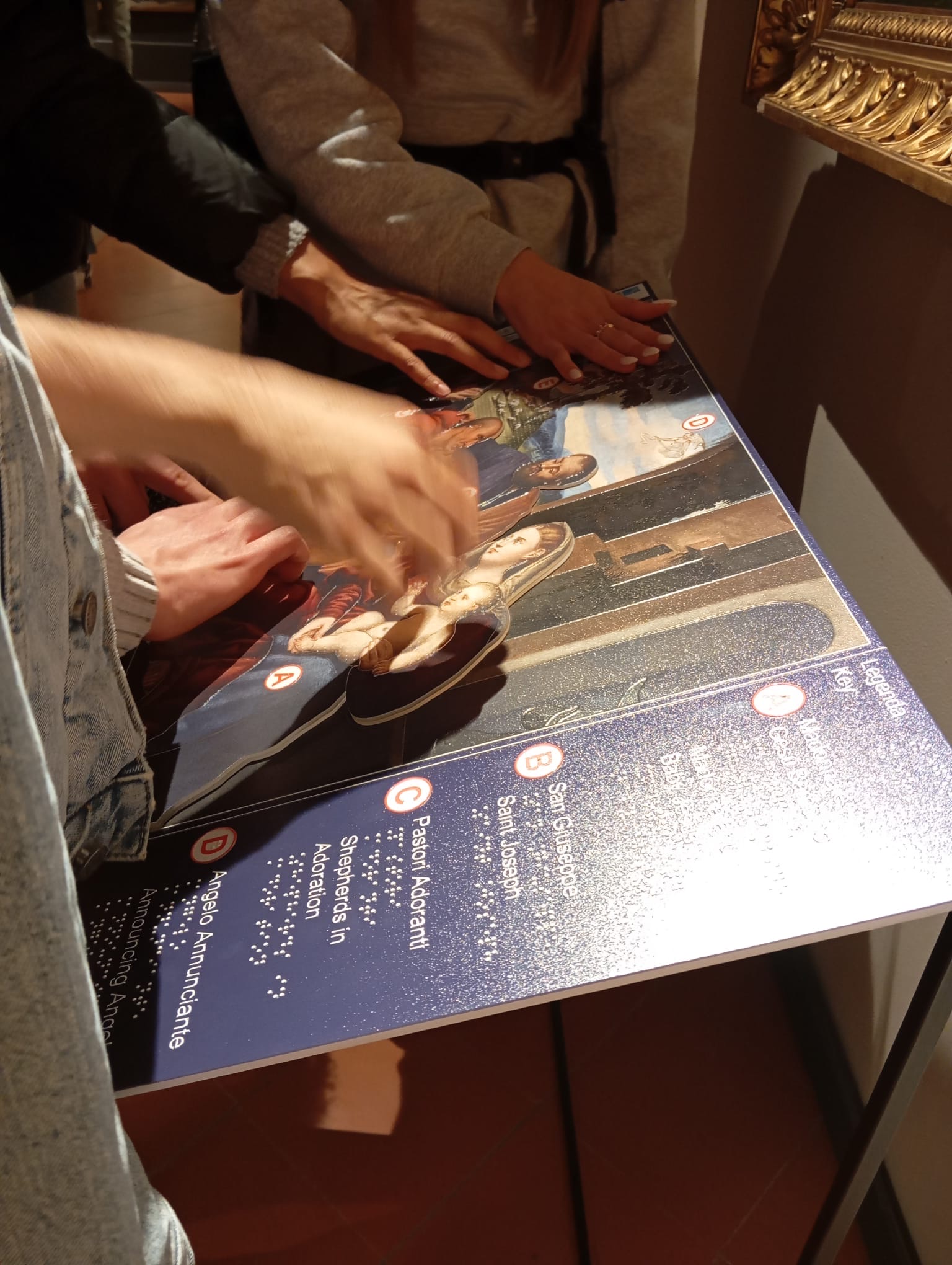Among our Tactile Creations are Tactile Panels with 3D Models