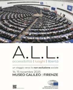 Poster Conference A.L.L. Accessibility Places Freedom November 14-15, 2025 Museo Galileo Florence