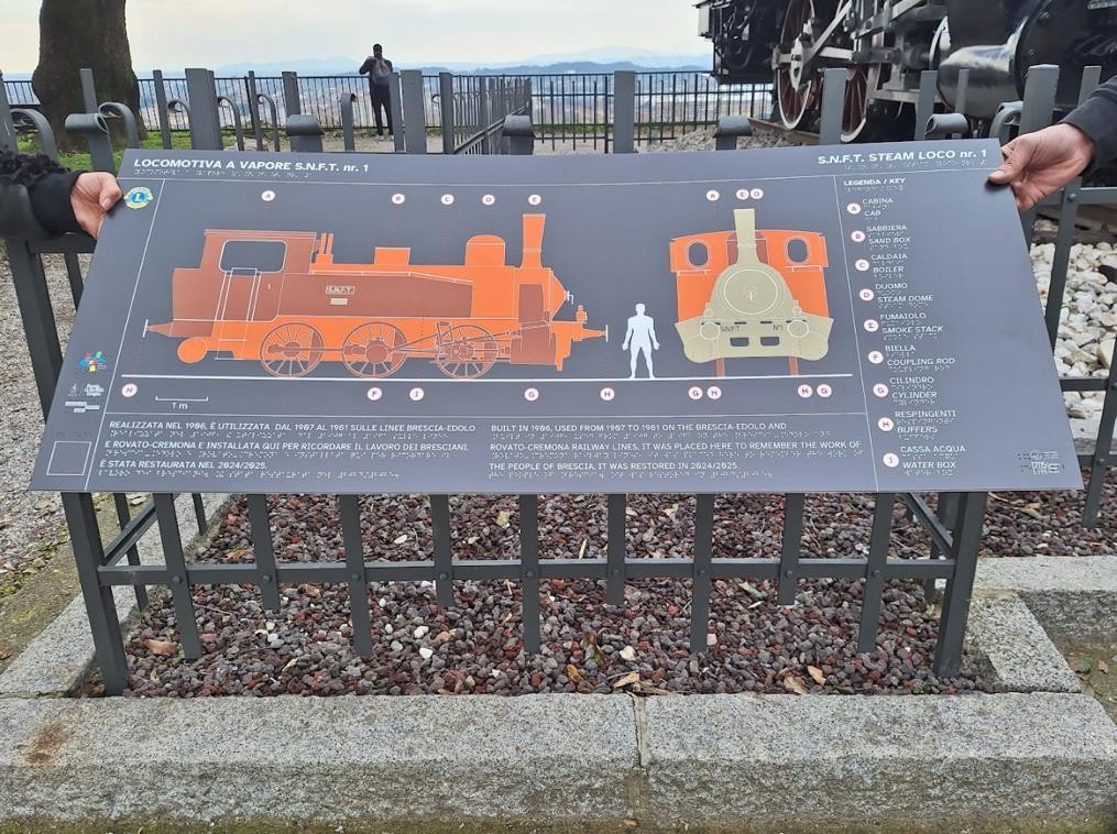 The Locomotive Panel - Brescia Castle