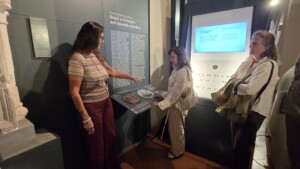 Presentazione del nuovo pannello tattile del Museo Santa Giulia a Brescia - Ivana Passamani e Piera Loda