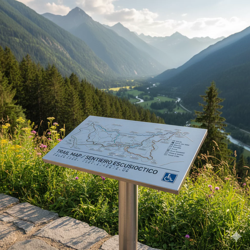 Segnaletica Tattile di un Paesaggio